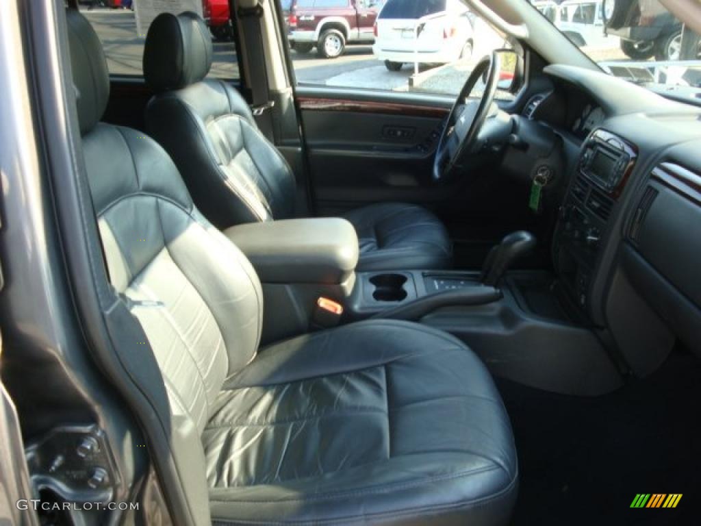 2004 Grand Cherokee Limited 4x4 - Graphite Metallic / Dark Slate Gray photo #13