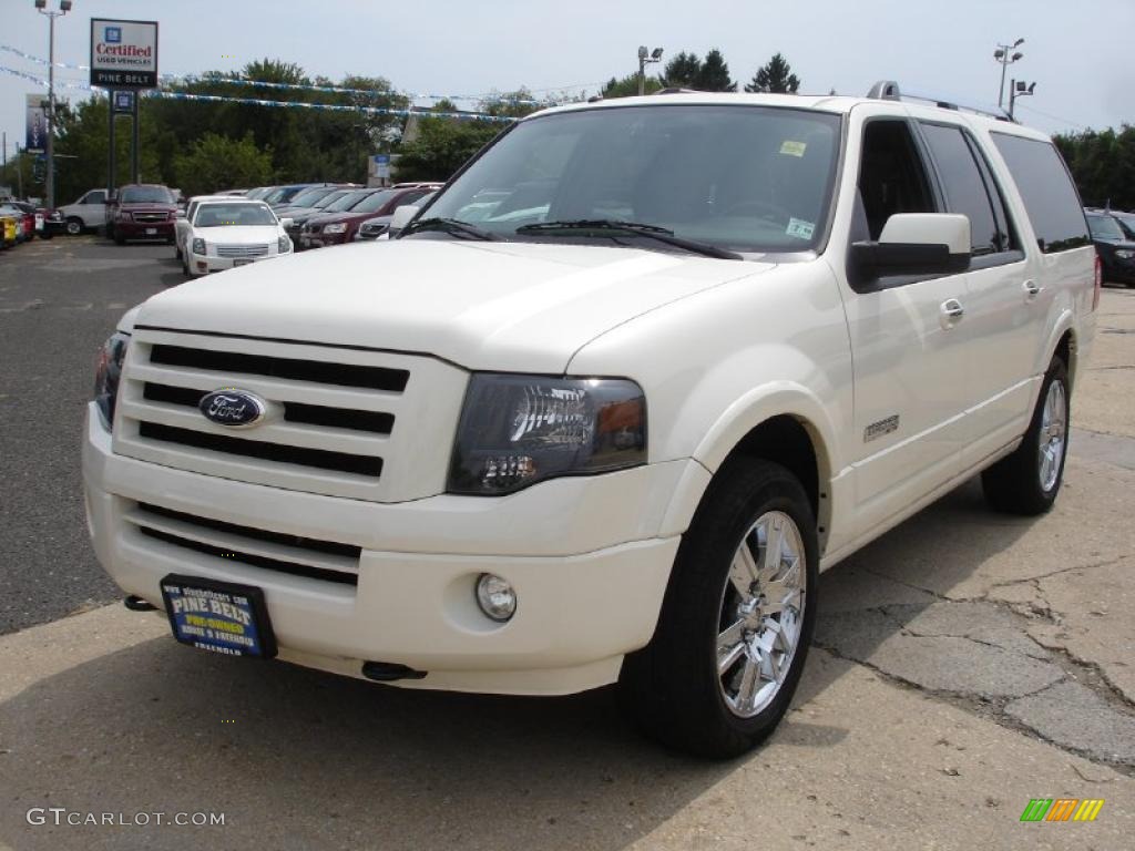 2008 Expedition EL Limited 4x4 - White Sand Tri Coat / Charcoal Black photo #1