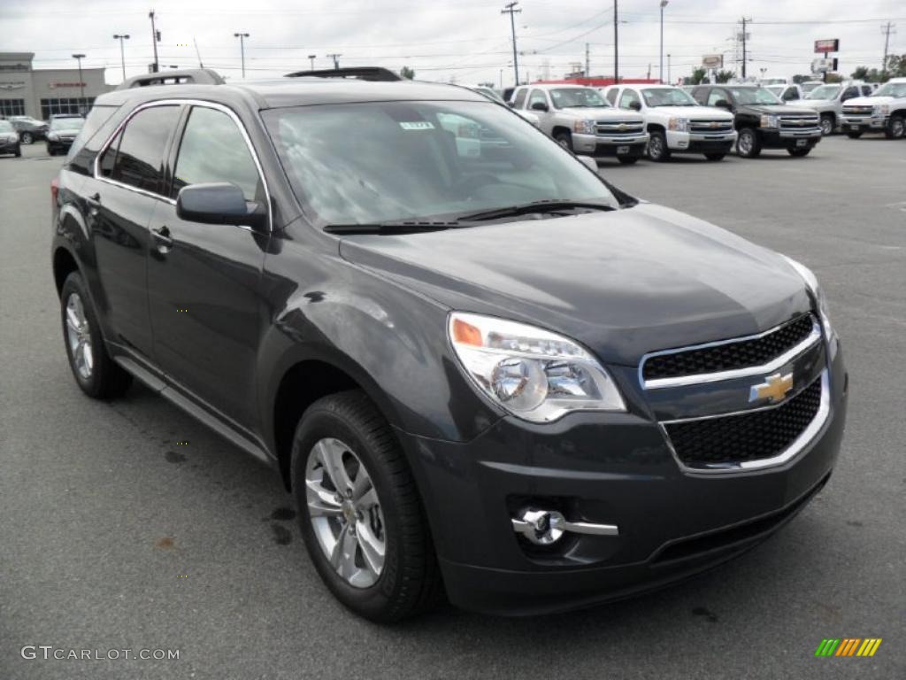 2010 Equinox LT - Cyber Gray Metallic / Jet Black photo #5