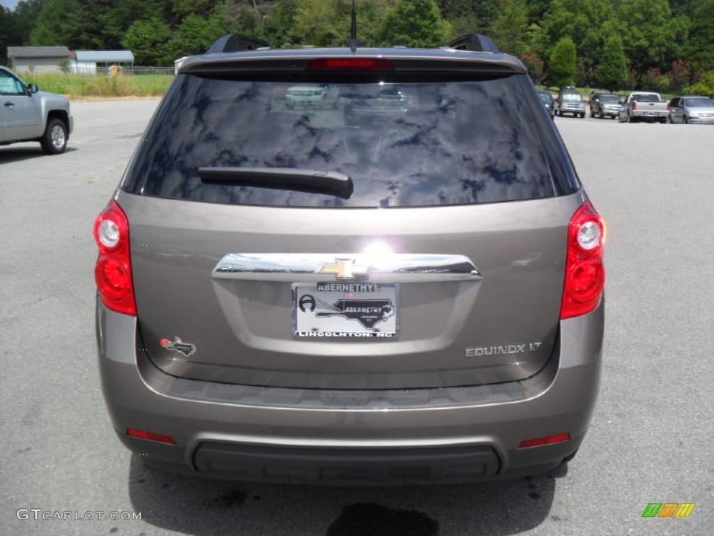 2010 Equinox LT - Mocha Steel Metallic / Jet Black/Brownstone photo #3