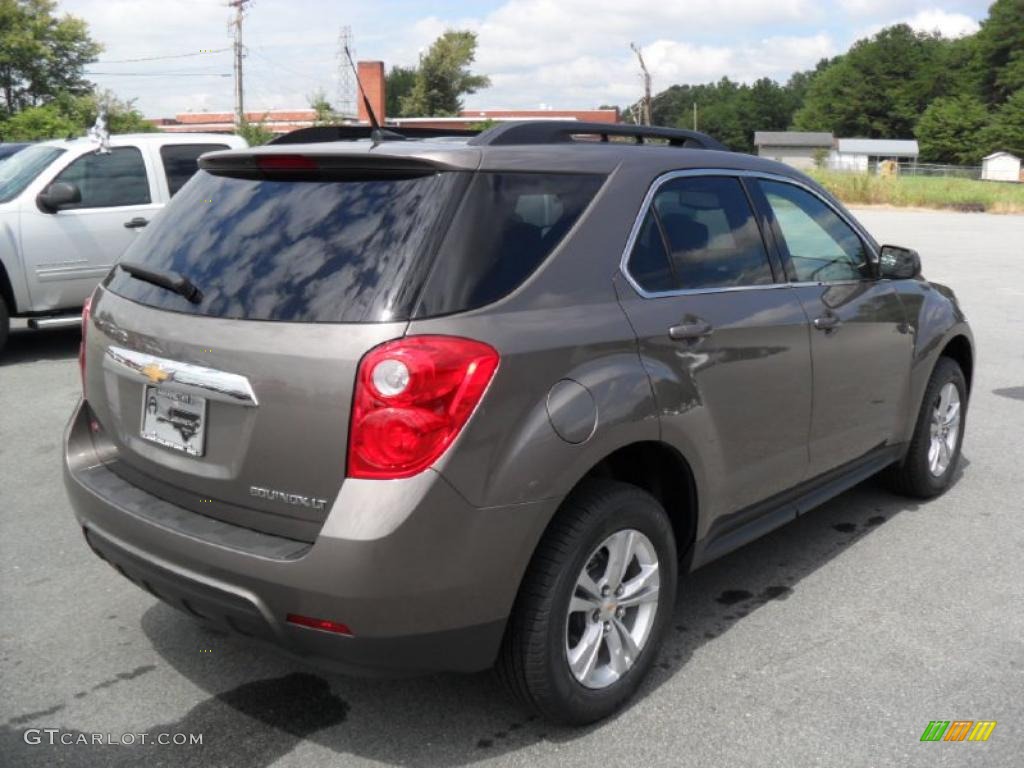 2010 Equinox LT - Mocha Steel Metallic / Jet Black/Brownstone photo #4