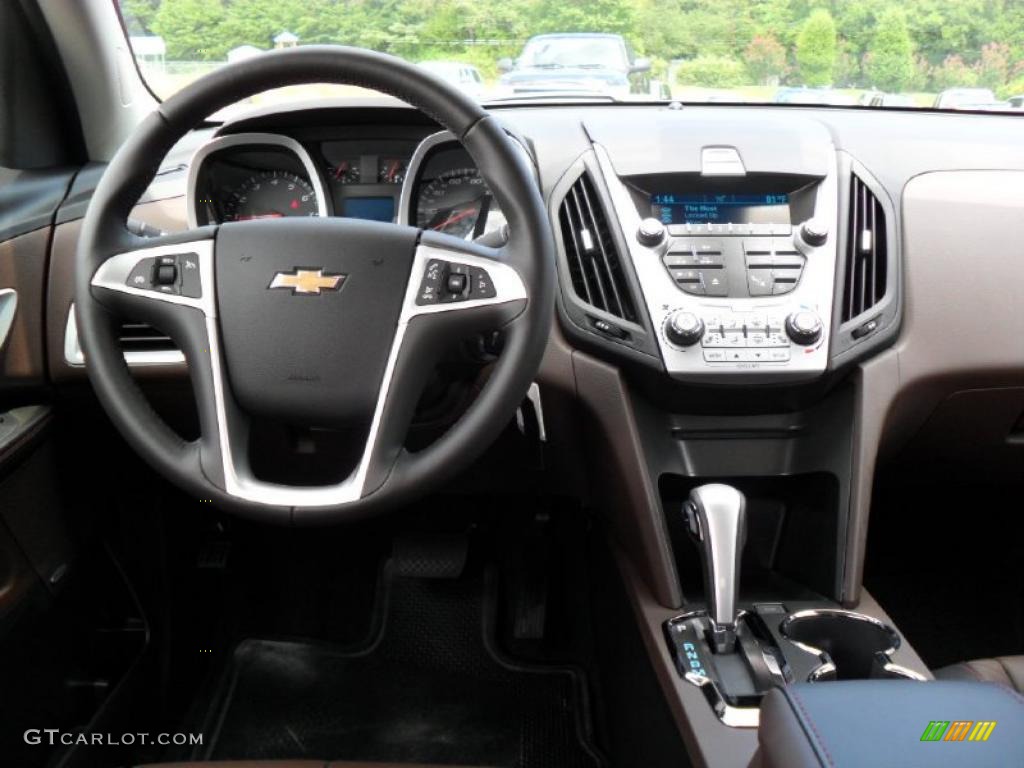 2010 Equinox LT - Mocha Steel Metallic / Jet Black/Brownstone photo #17