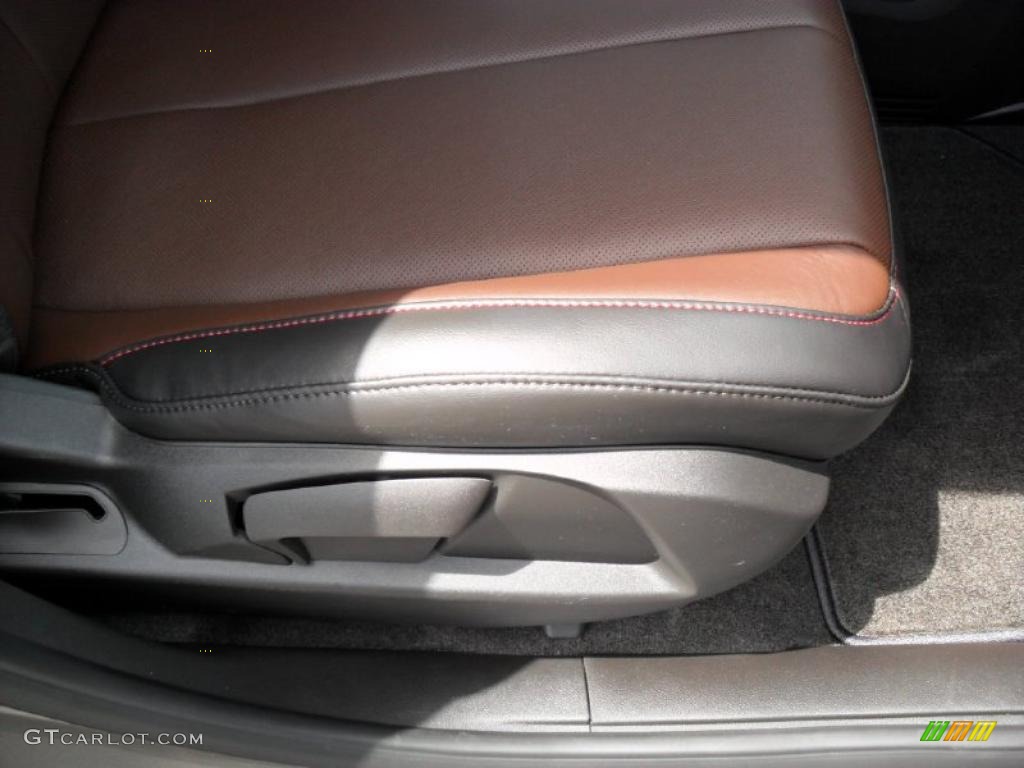 2010 Equinox LT - Mocha Steel Metallic / Jet Black/Brownstone photo #22