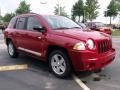 2010 Inferno Red Crystal Pearl Jeep Compass Latitude  photo #4