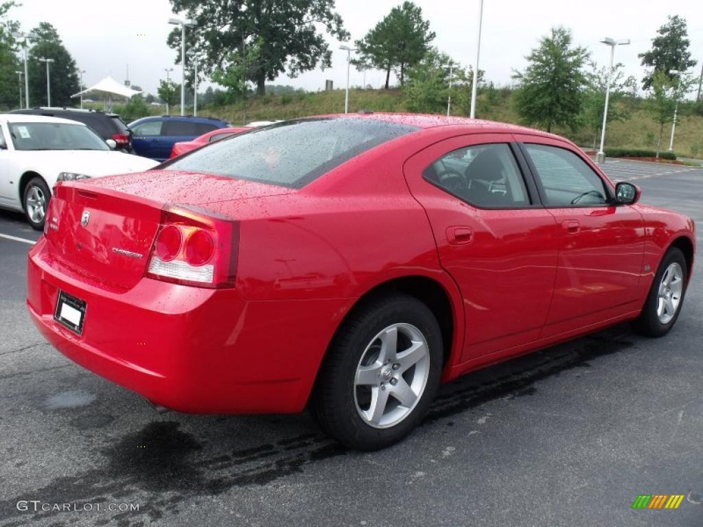 2010 Charger 3.5L - TorRed / Dark Slate Gray photo #3
