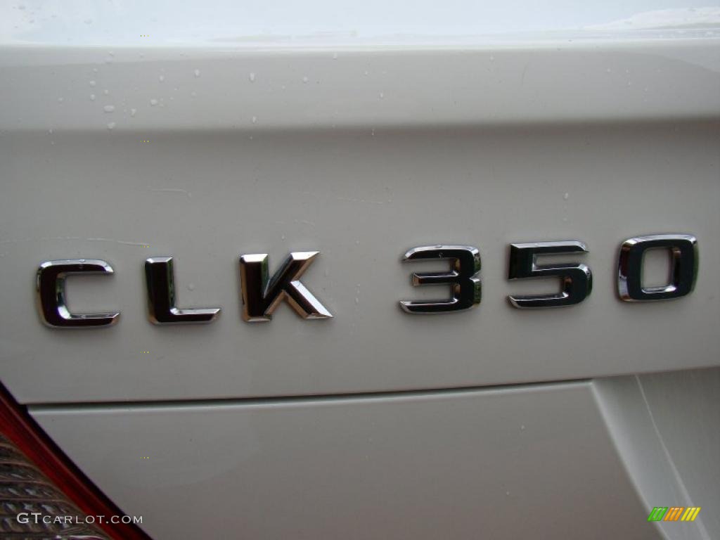 2008 CLK 350 Coupe - Arctic White / Stone photo #31