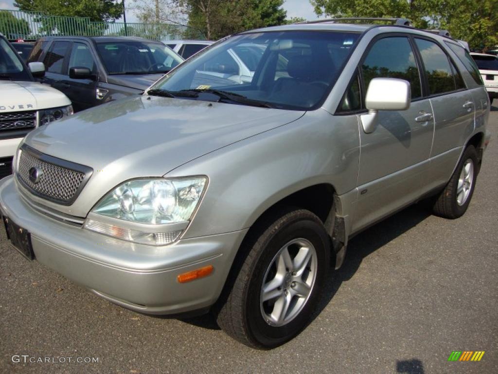 2001 RX 300 - Millennium Silver Metallic / Black photo #1