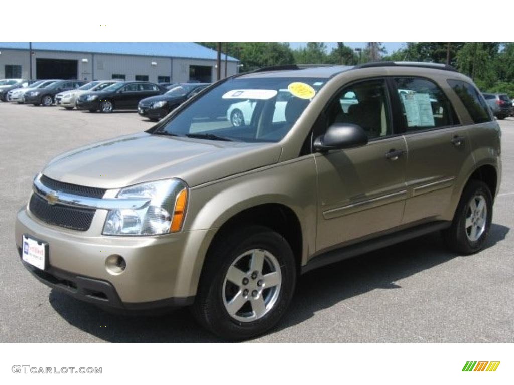 2007 Equinox LS AWD - Sandstone Metallic / Light Cashmere photo #1