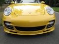 2011 Speed Yellow Porsche 911 Turbo S Coupe  photo #10