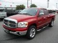 2007 Inferno Red Crystal Pearl Dodge Ram 1500 Thunder Road Quad Cab  photo #1