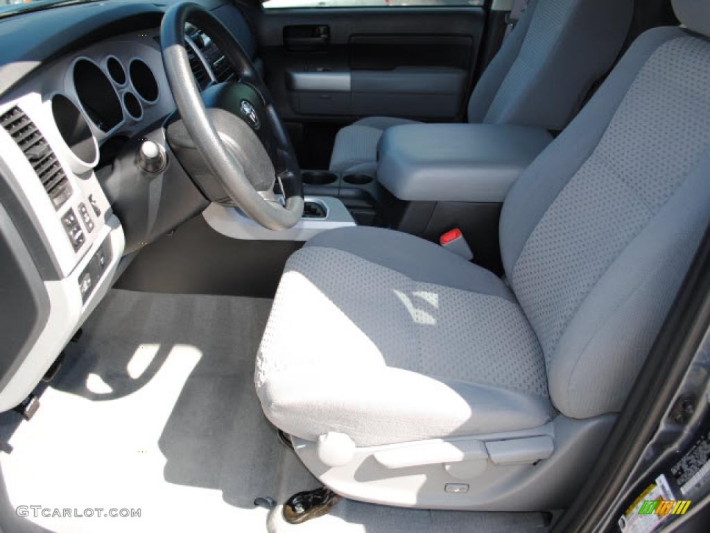 2009 Tundra Double Cab - Slate Gray Metallic / Graphite Gray photo #16