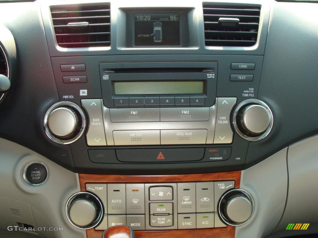 2008 Highlander Limited 4WD - Blue Streak Metallic / Ash Gray photo #26