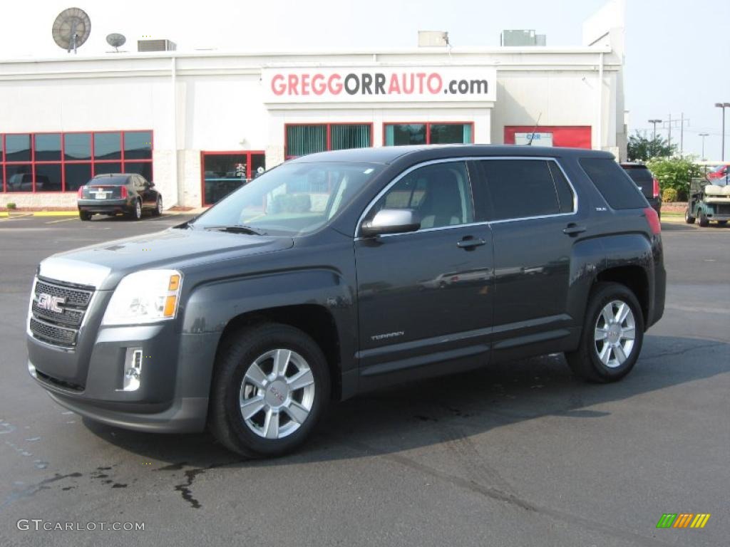 2010 Terrain SLE - Cyber Gray Metallic / Light Titanium photo #1