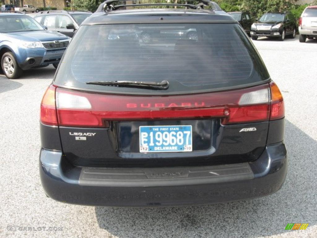 2001 Legacy L Wagon - Deep Sapphire Blue Pearl / Gray photo #8