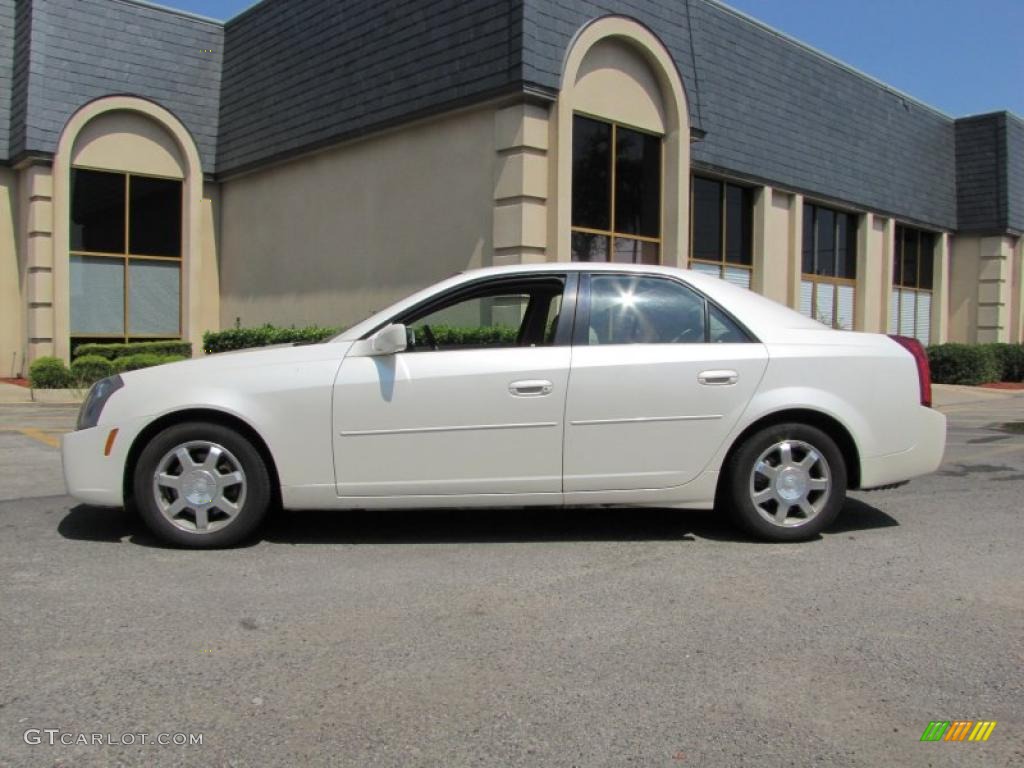 2004 CTS Sedan - White Diamond / Light Neutral photo #4