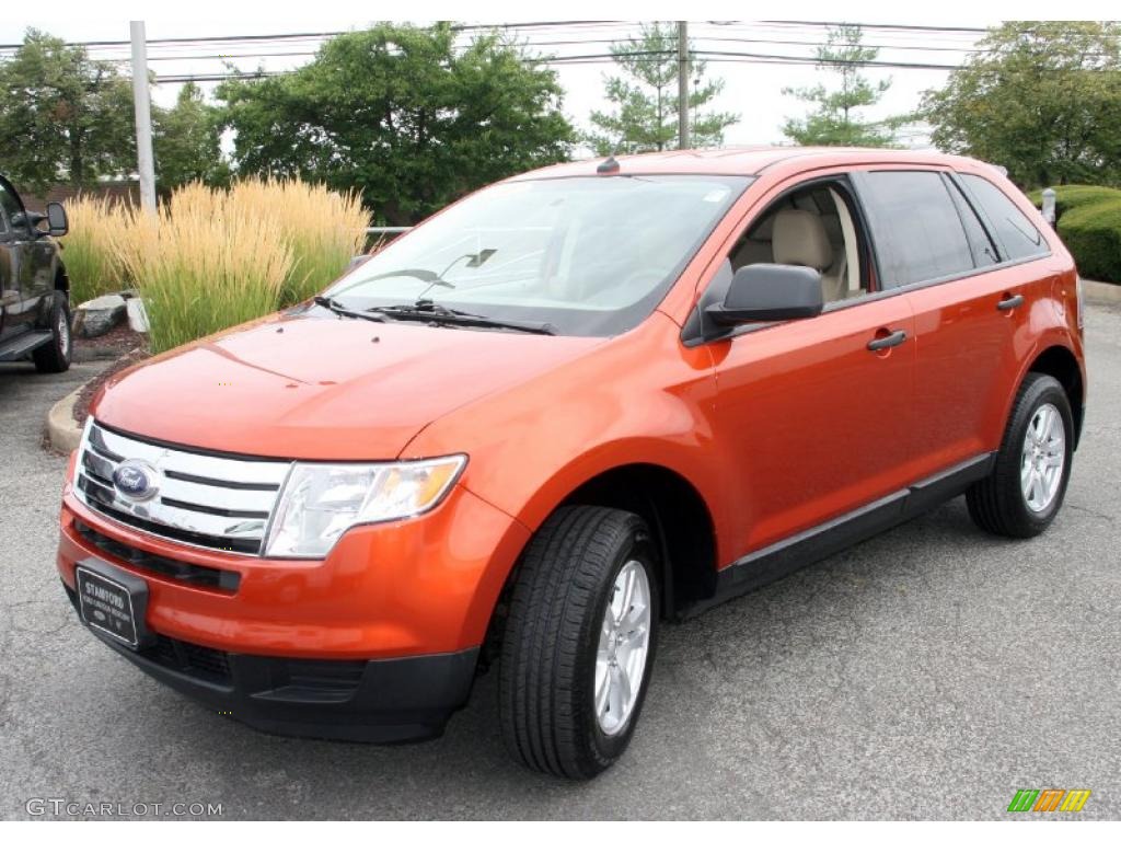 2007 Edge SE - Blazing Copper Metallic / Camel photo #1