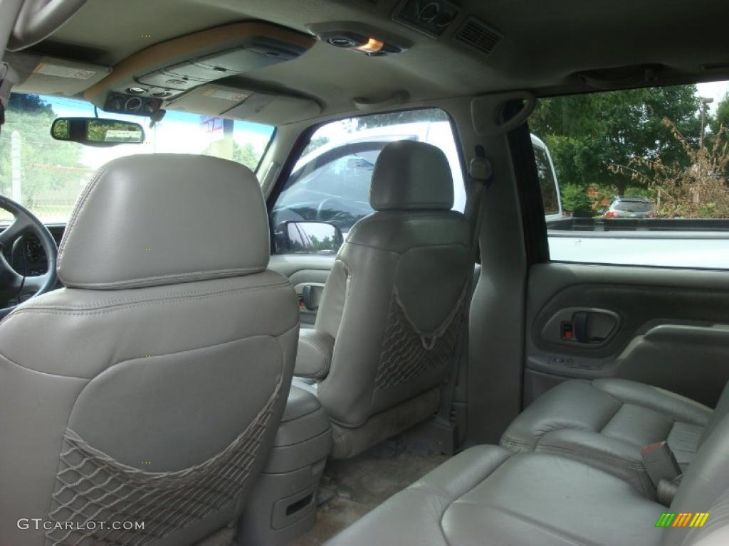 1998 Suburban K1500 4x4 - Dark Carmine Red Metallic / Gray photo #12