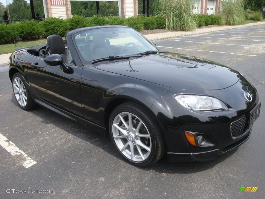 2009 MX-5 Miata Touring Roadster - Brilliant Black / Black photo #11