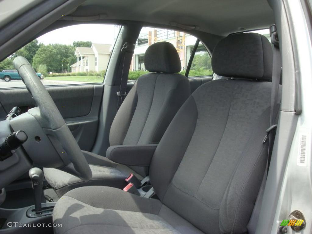 2003 Accent GL Sedan - Silver Mist Metallic / Gray photo #10