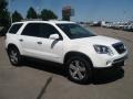 2010 Summit White GMC Acadia SLT AWD  photo #1