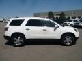 2010 Summit White GMC Acadia SLT AWD  photo #3