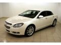 White Diamond Tricoat - Malibu LTZ Sedan Photo No. 3