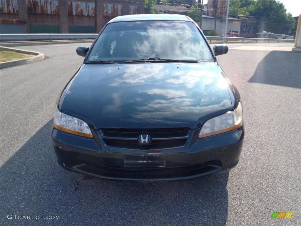 1998 Accord LX Sedan - Dark Emerald Pearl / Quartz photo #2