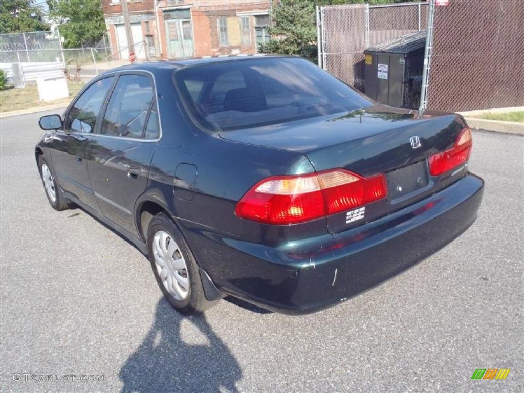 1998 Accord LX Sedan - Dark Emerald Pearl / Quartz photo #6