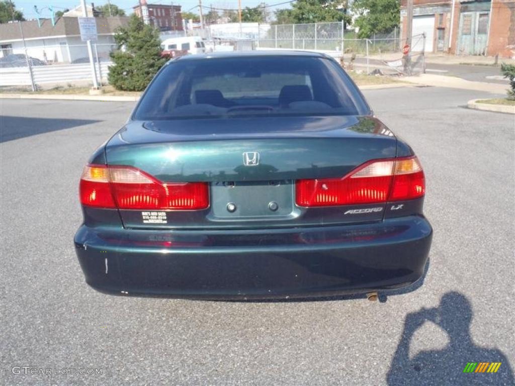 1998 Accord LX Sedan - Dark Emerald Pearl / Quartz photo #7