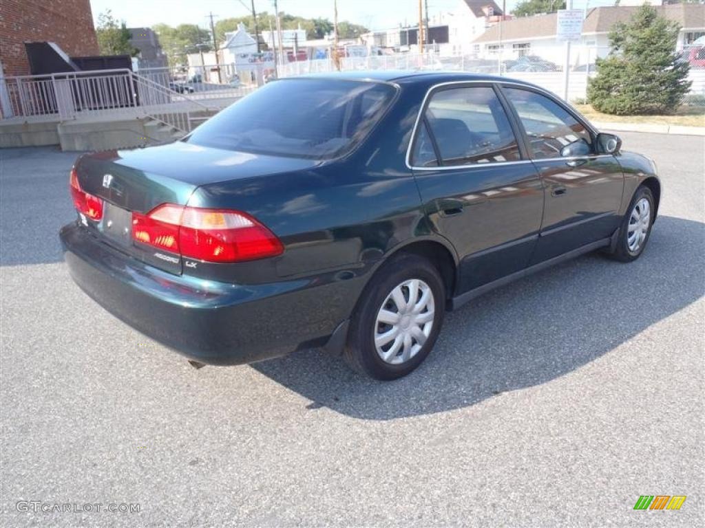 1998 Accord LX Sedan - Dark Emerald Pearl / Quartz photo #8