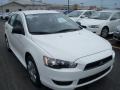 2010 Wicked White Metallic Mitsubishi Lancer DE  photo #11