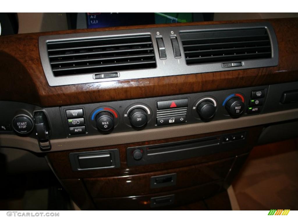 2003 7 Series 745Li Sedan - Alpine White / Dark Beige/Beige III photo #39
