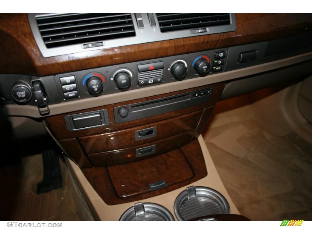 2003 7 Series 745Li Sedan - Alpine White / Dark Beige/Beige III photo #42