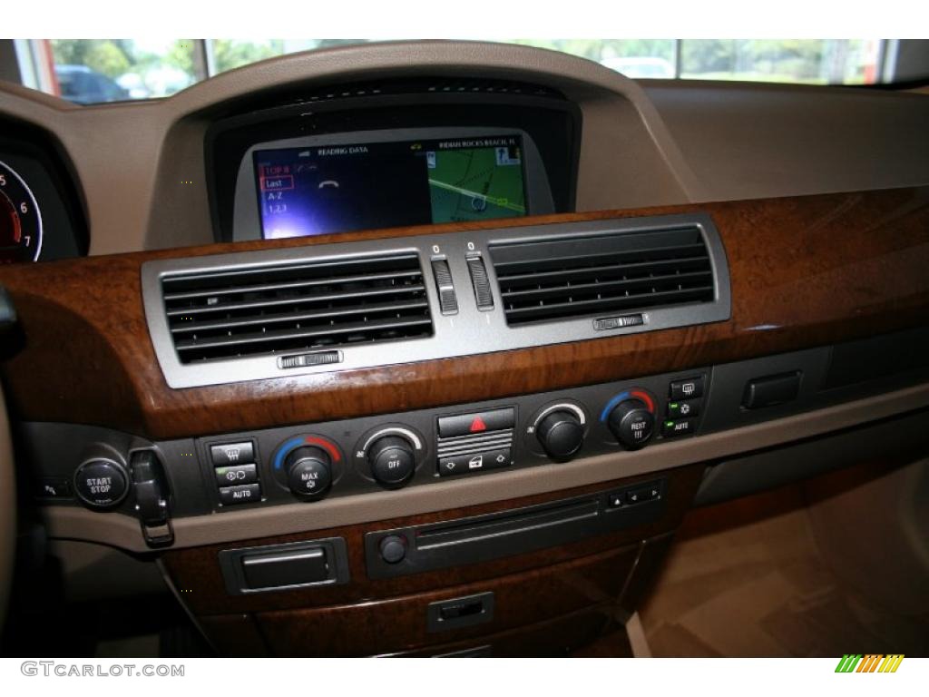 2003 7 Series 745Li Sedan - Alpine White / Dark Beige/Beige III photo #43