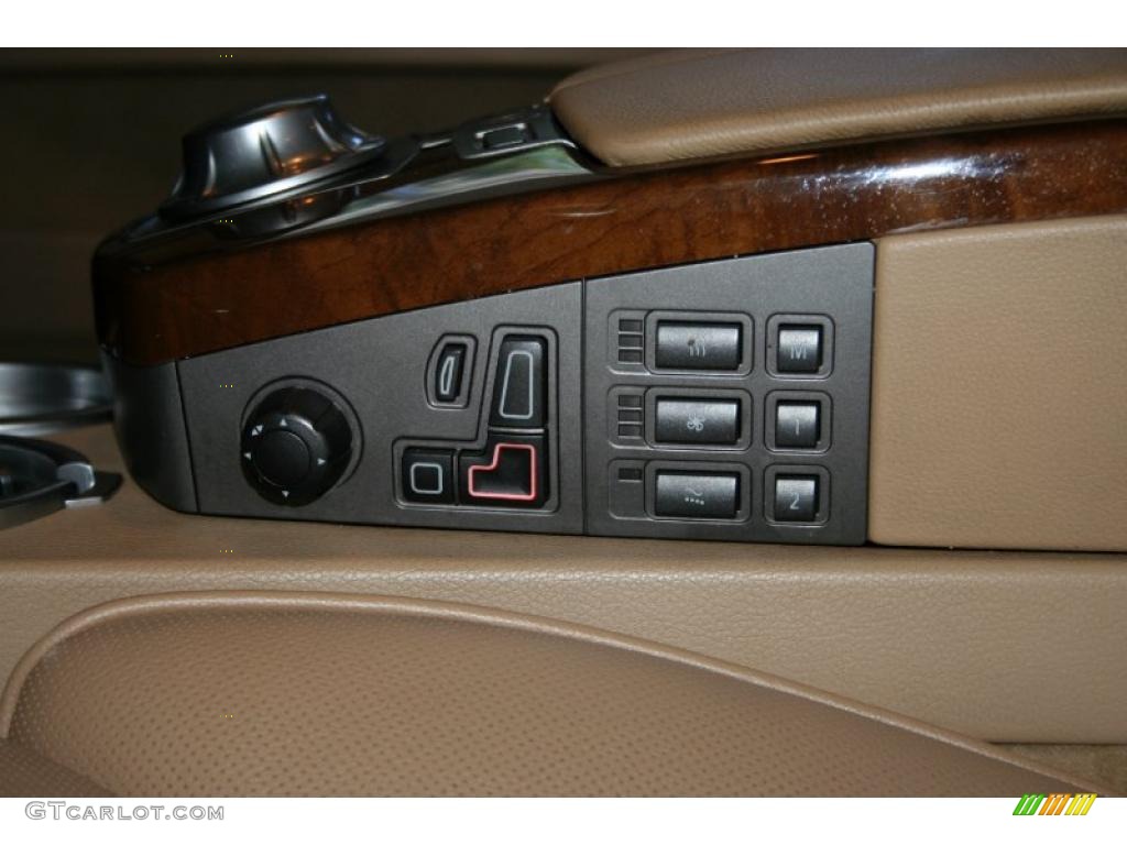 2003 7 Series 745Li Sedan - Alpine White / Dark Beige/Beige III photo #50