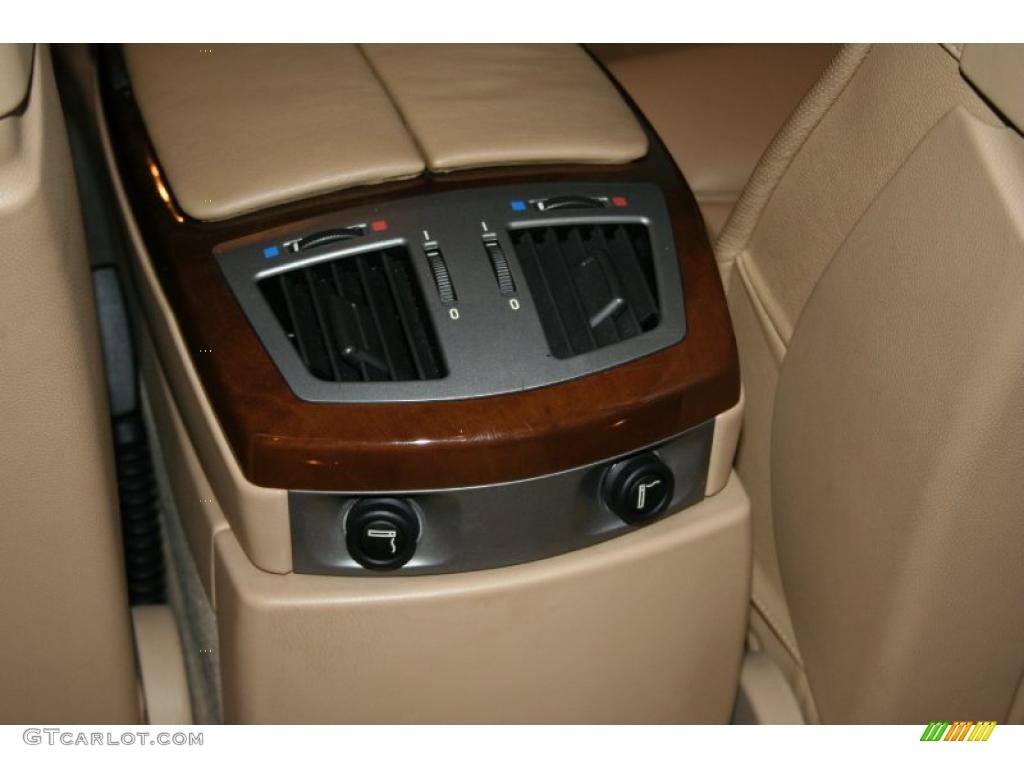 2003 7 Series 745Li Sedan - Alpine White / Dark Beige/Beige III photo #56