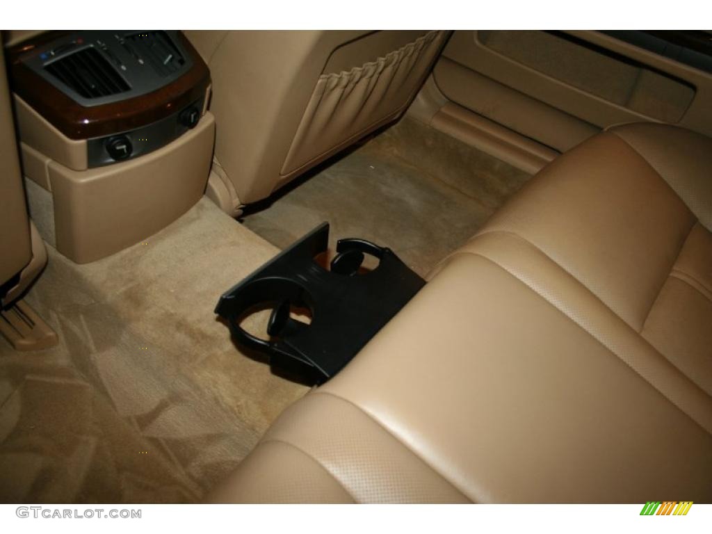 2003 7 Series 745Li Sedan - Alpine White / Dark Beige/Beige III photo #61