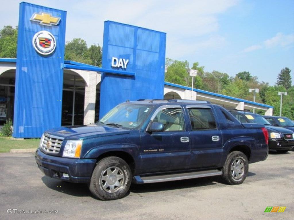 2005 Escalade EXT AWD - Rip Tide Blue / Pewter photo #1