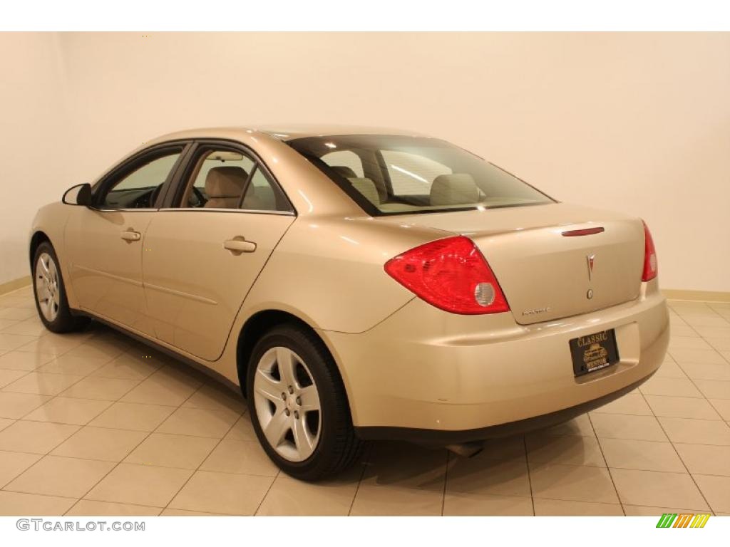 2007 G6 Sedan - Sedona Beige Metallic / Light Taupe photo #5