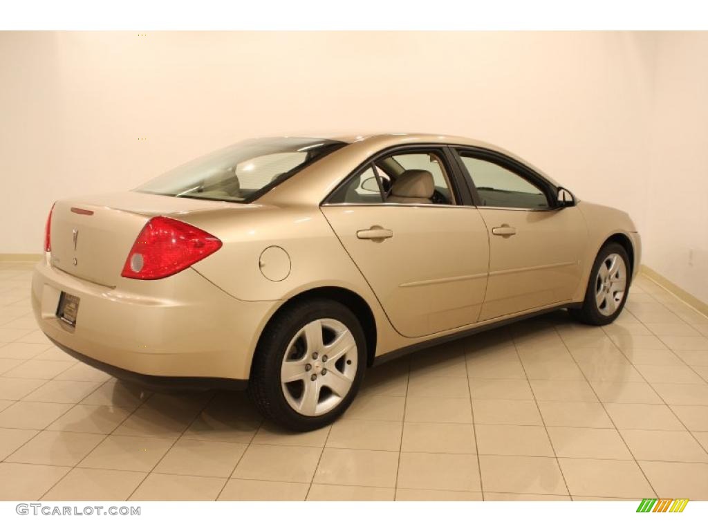 2007 G6 Sedan - Sedona Beige Metallic / Light Taupe photo #6