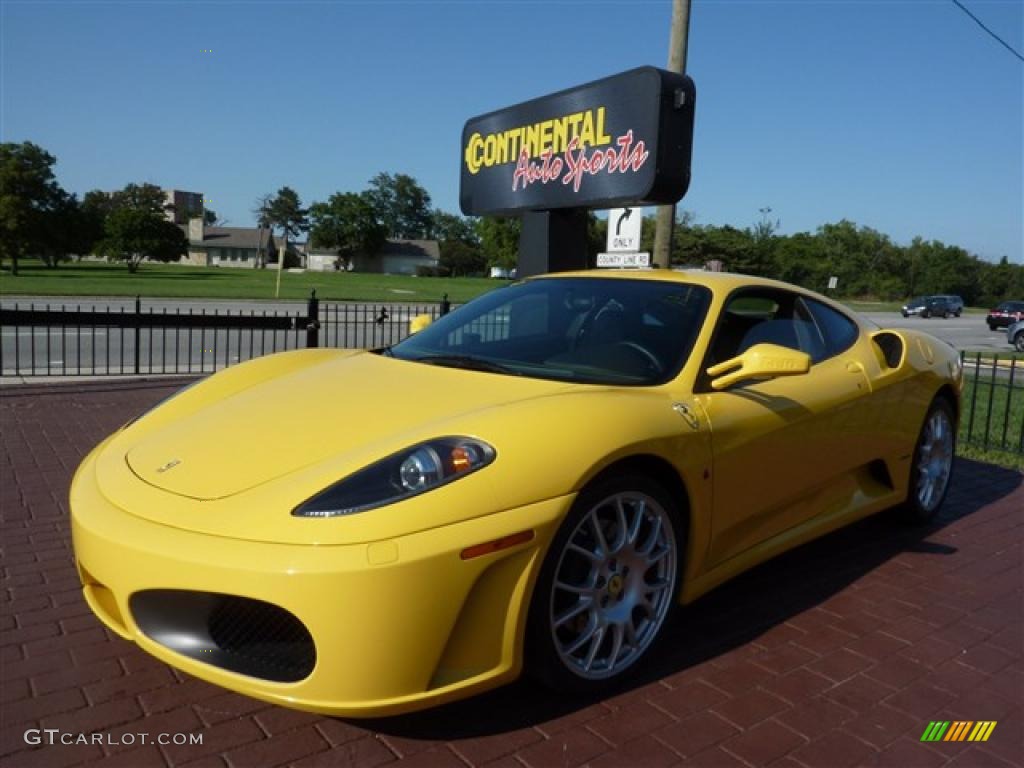 2005 F430 Coupe F1 - Yellow / Black photo #1