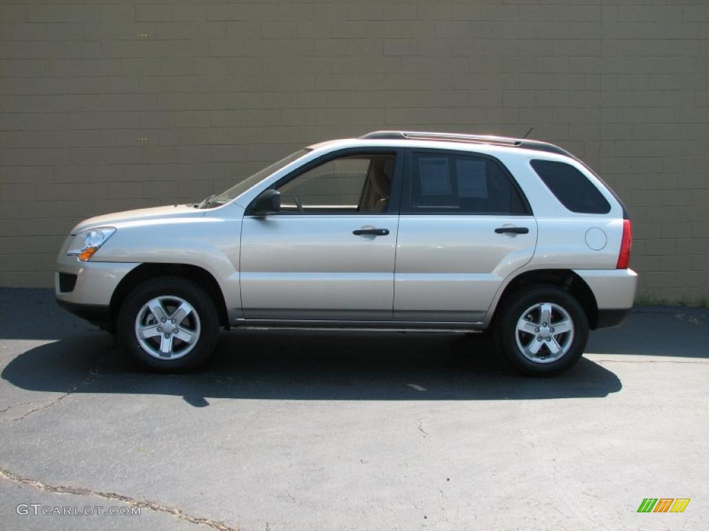 2009 Sportage LX V6 4x4 - Gold Leaf / Beige photo #1