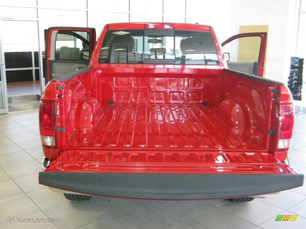 2011 Ram 1500 Lone Star Quad Cab - Flame Red / Dark Slate Gray/Medium Graystone photo #14