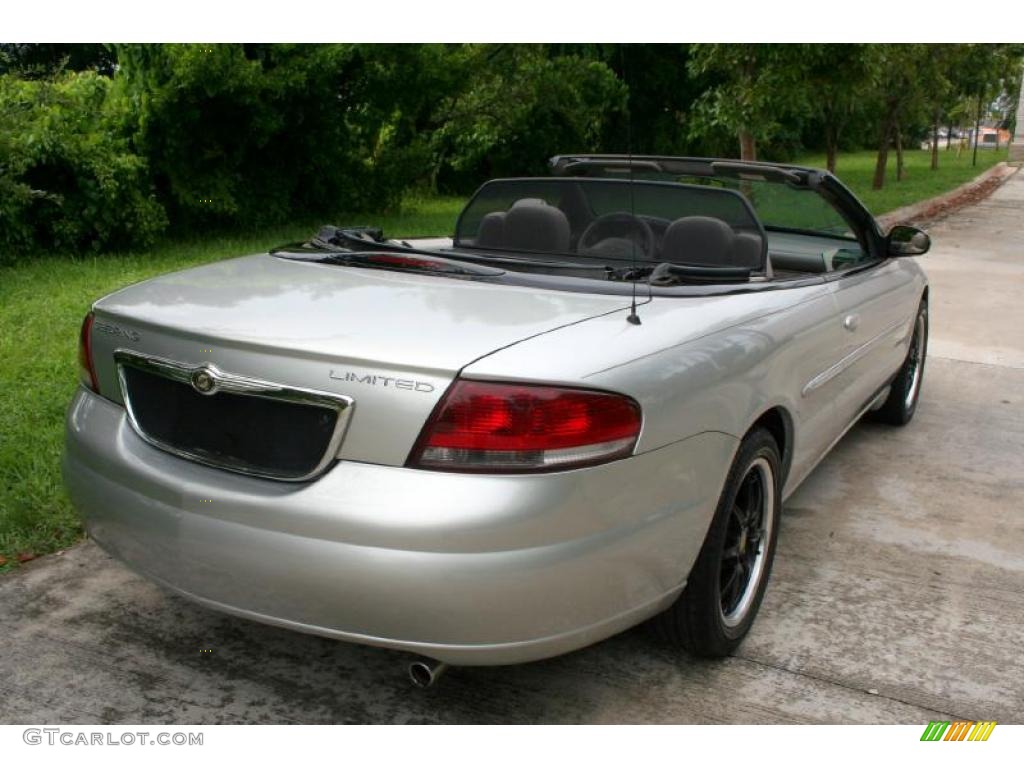 2004 Sebring Limited Convertible - Bright Silver Metallic / Taupe photo #22