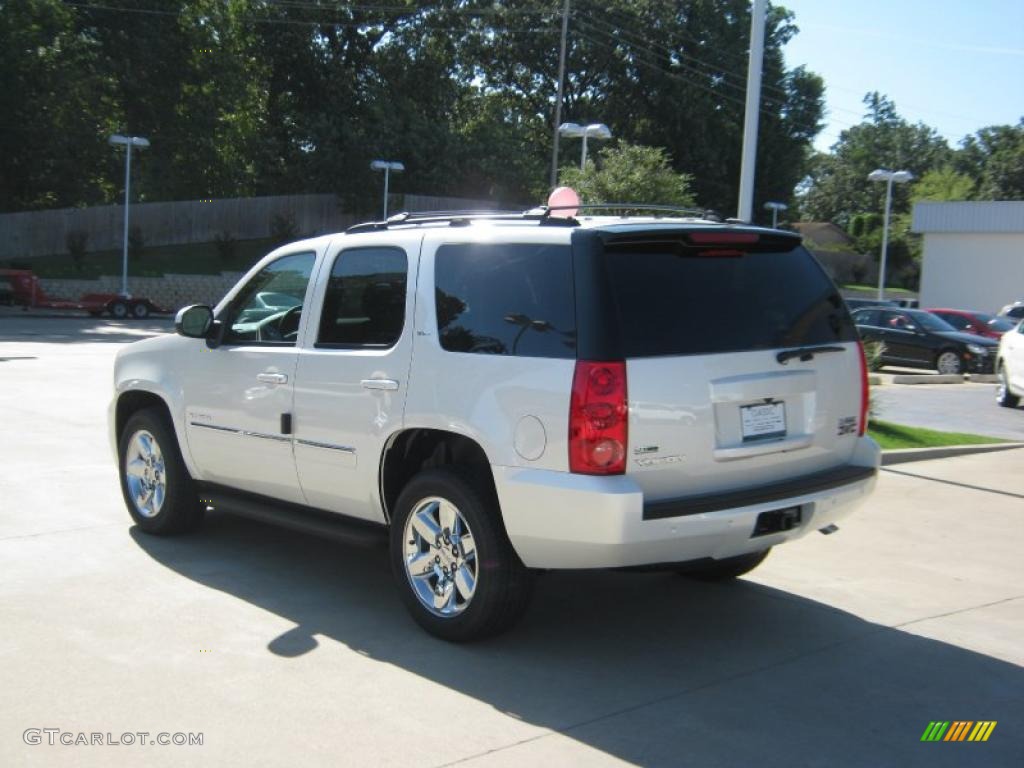 2011 Yukon SLT - White Diamond Tintcoat / Ebony photo #3