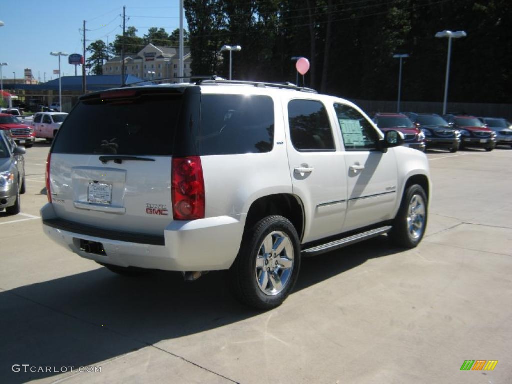 2011 Yukon SLT - White Diamond Tintcoat / Ebony photo #5