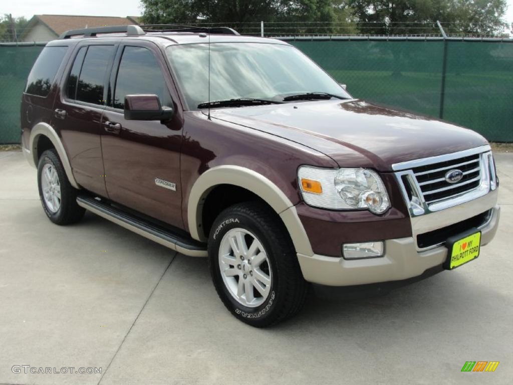 Dark Cherry Metallic Ford Explorer