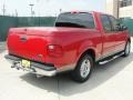 2002 Bright Red Ford F150 XLT SuperCrew  photo #3
