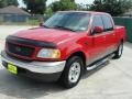 2002 Bright Red Ford F150 XLT SuperCrew  photo #7