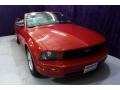2007 Torch Red Ford Mustang V6 Premium Convertible  photo #29